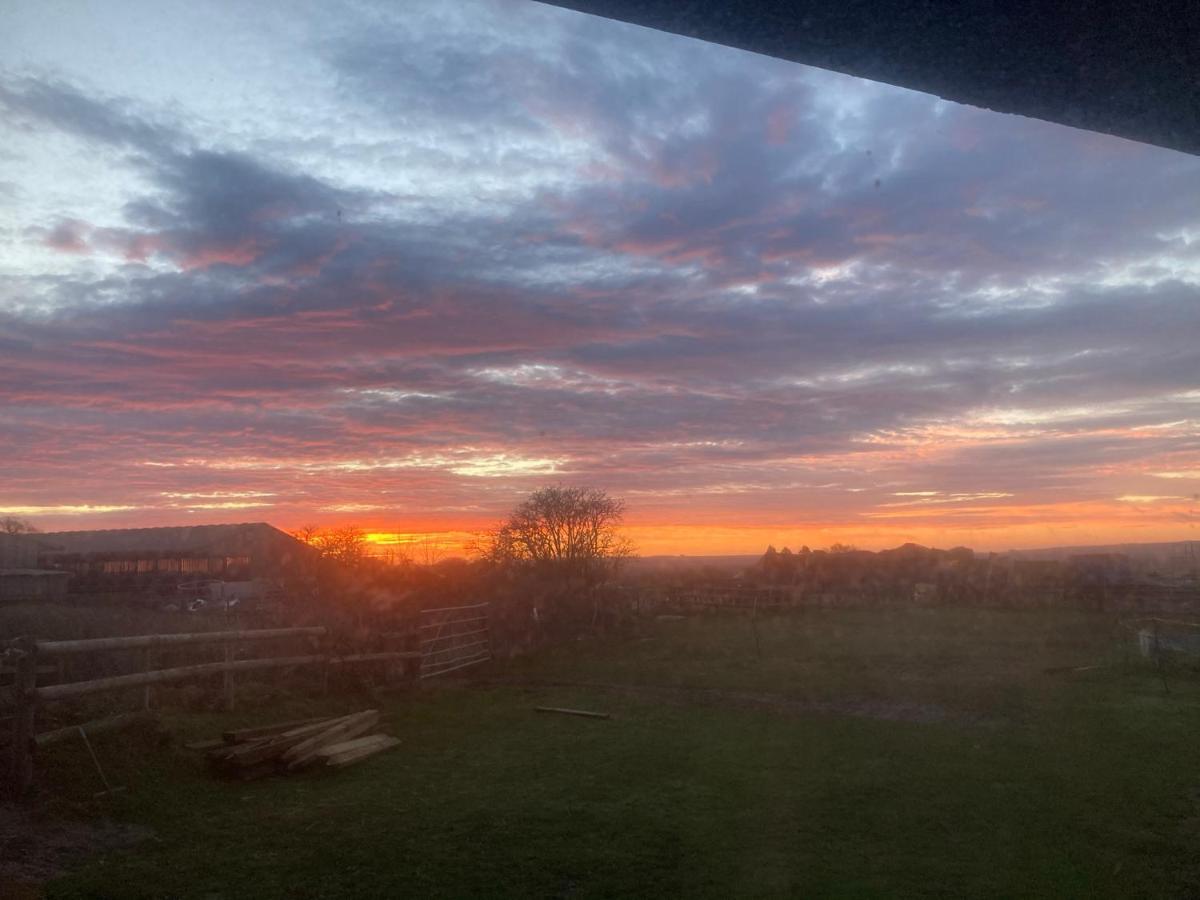 Rew Farm Country & Equestrian Accommodation - Sunrise Lodge 梅尔克舍姆 外观 照片